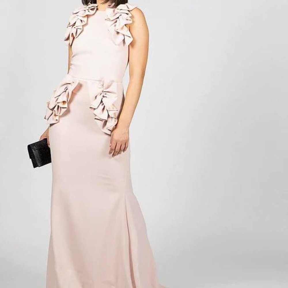 Pink Christian Siriano dress